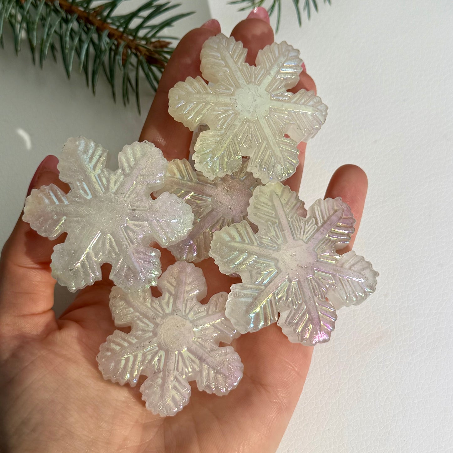 Aura Bergkristall Schneeflocke ❄️