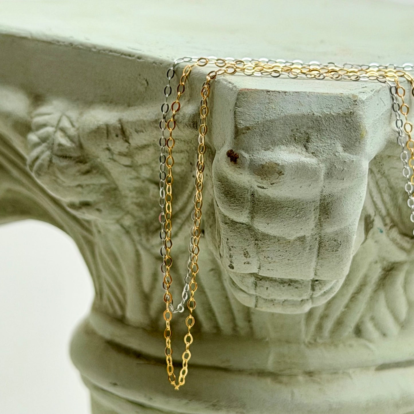 Dünne Kette für Anhänger und Charms - 925 Silber