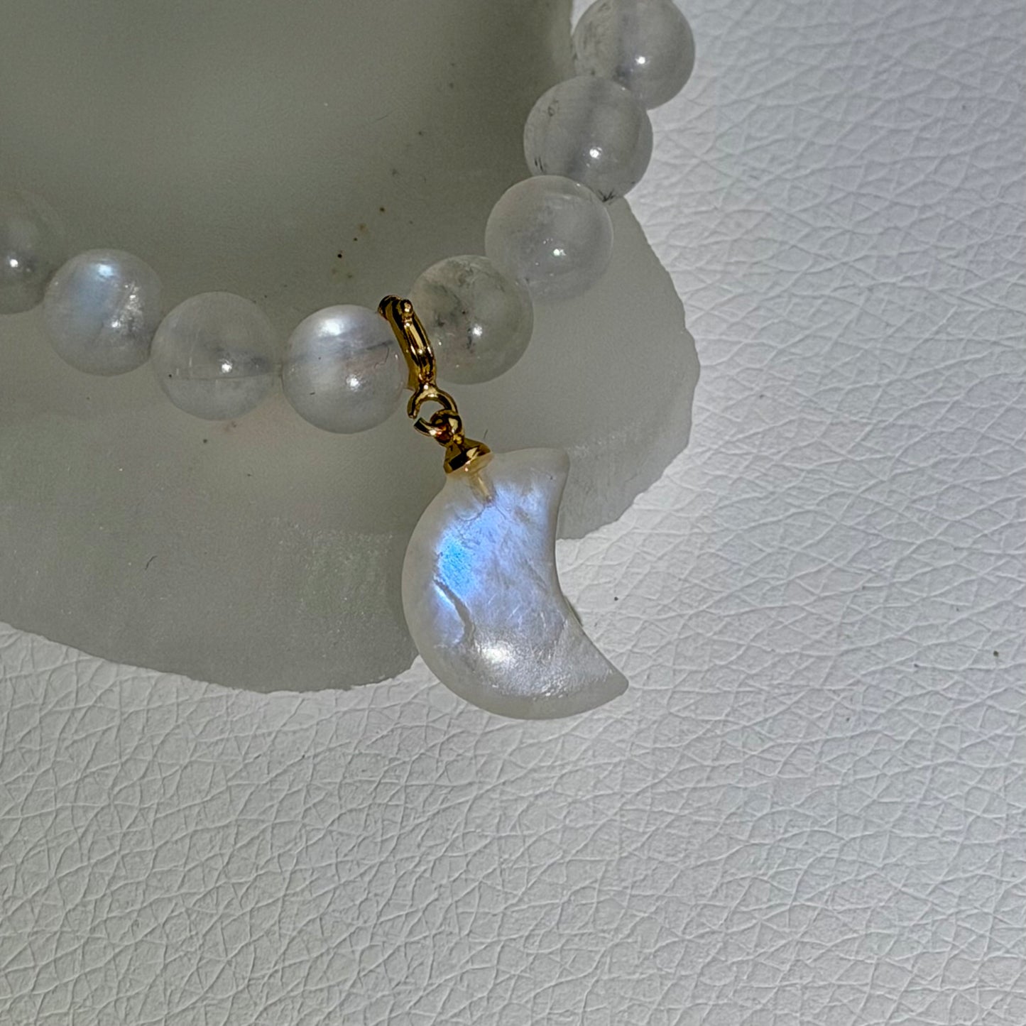 Edelstein Charm 'Celestial Moon'