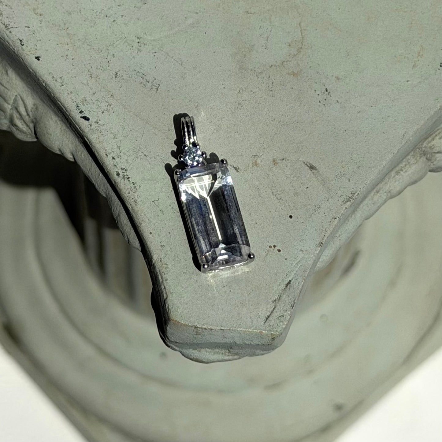 Bergkristall Anhänger - 925 Silber