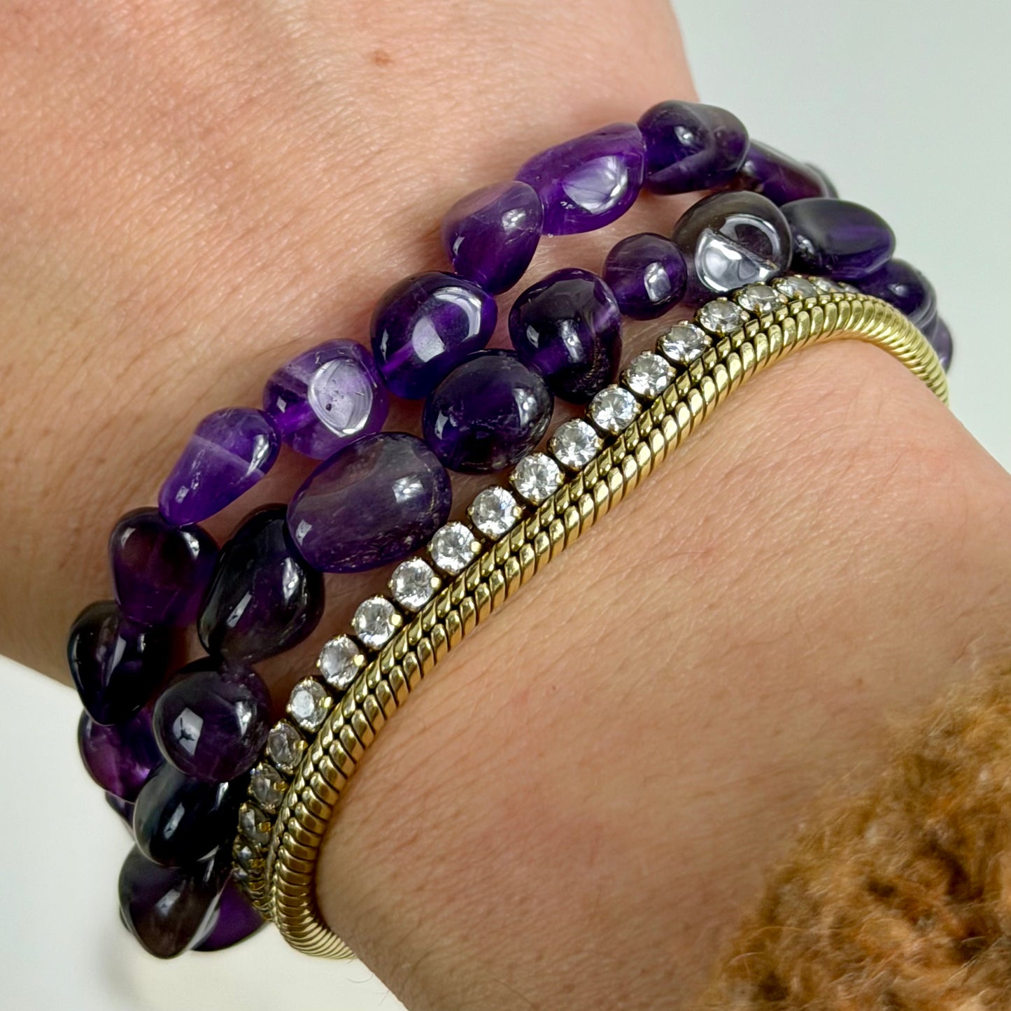 Amethyst Armband - Nugget