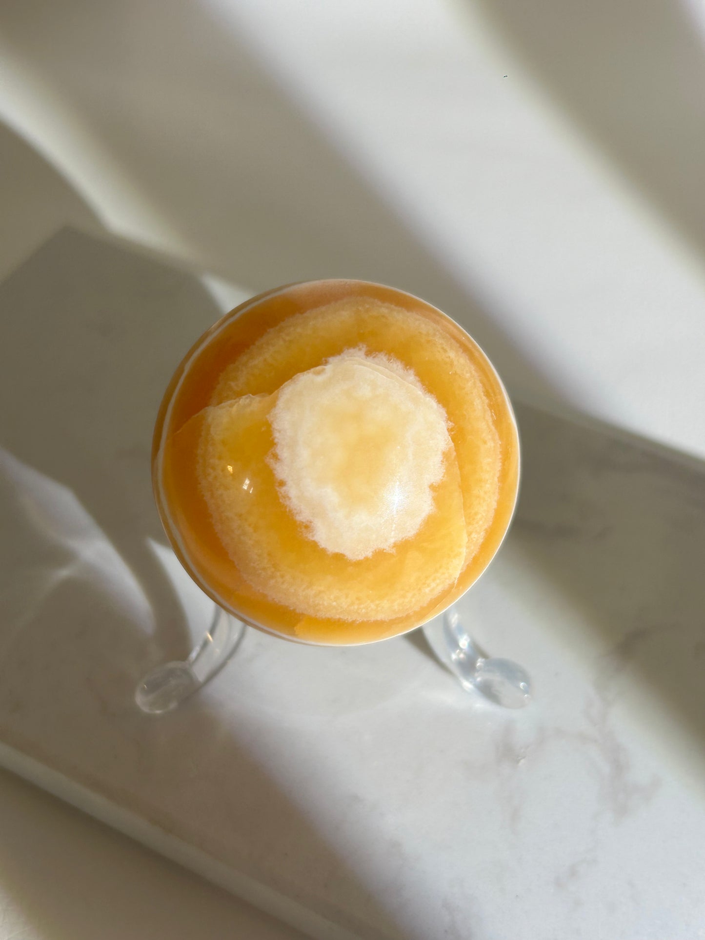 Orangencalcit Kugel 26V