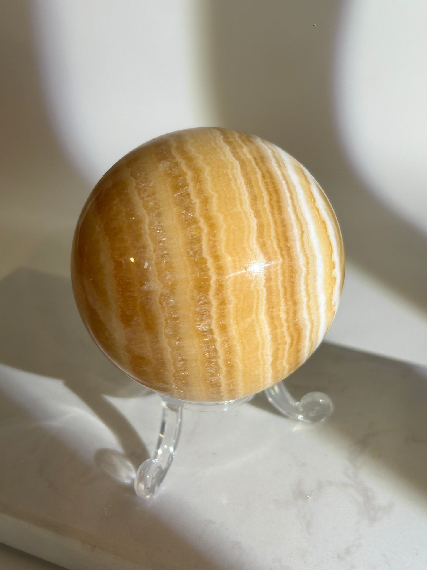Orangencalcit Kugel 59u