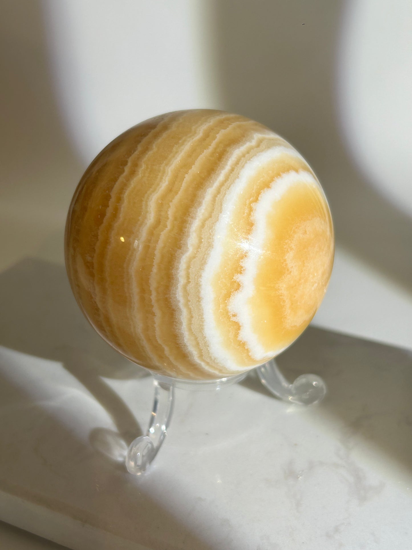 Orangencalcit Kugel 59u