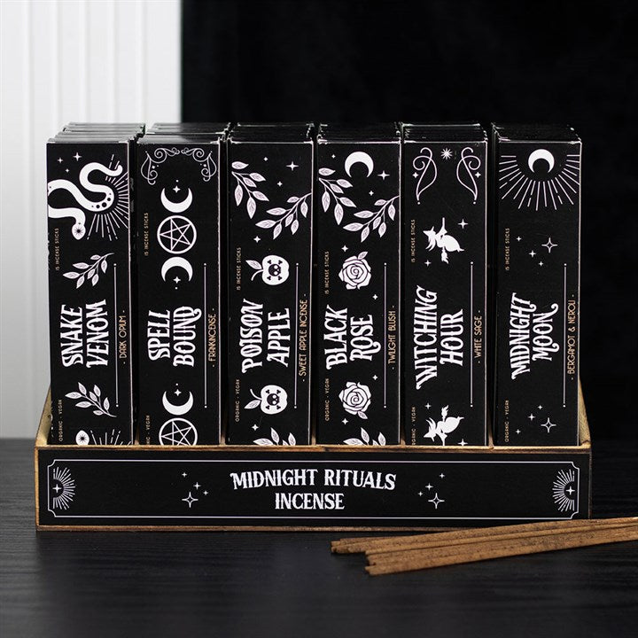 Dark Magic – handgerollte Räucherstäbchen