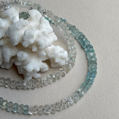 HQ Aquamarin Kette - 925 Silber