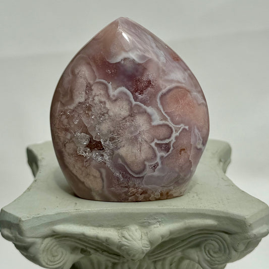 HQ Blumenachat X Amethyst Freiform V