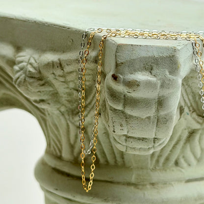 Dünne Kette für Anhänger und Charms - 925 Silber