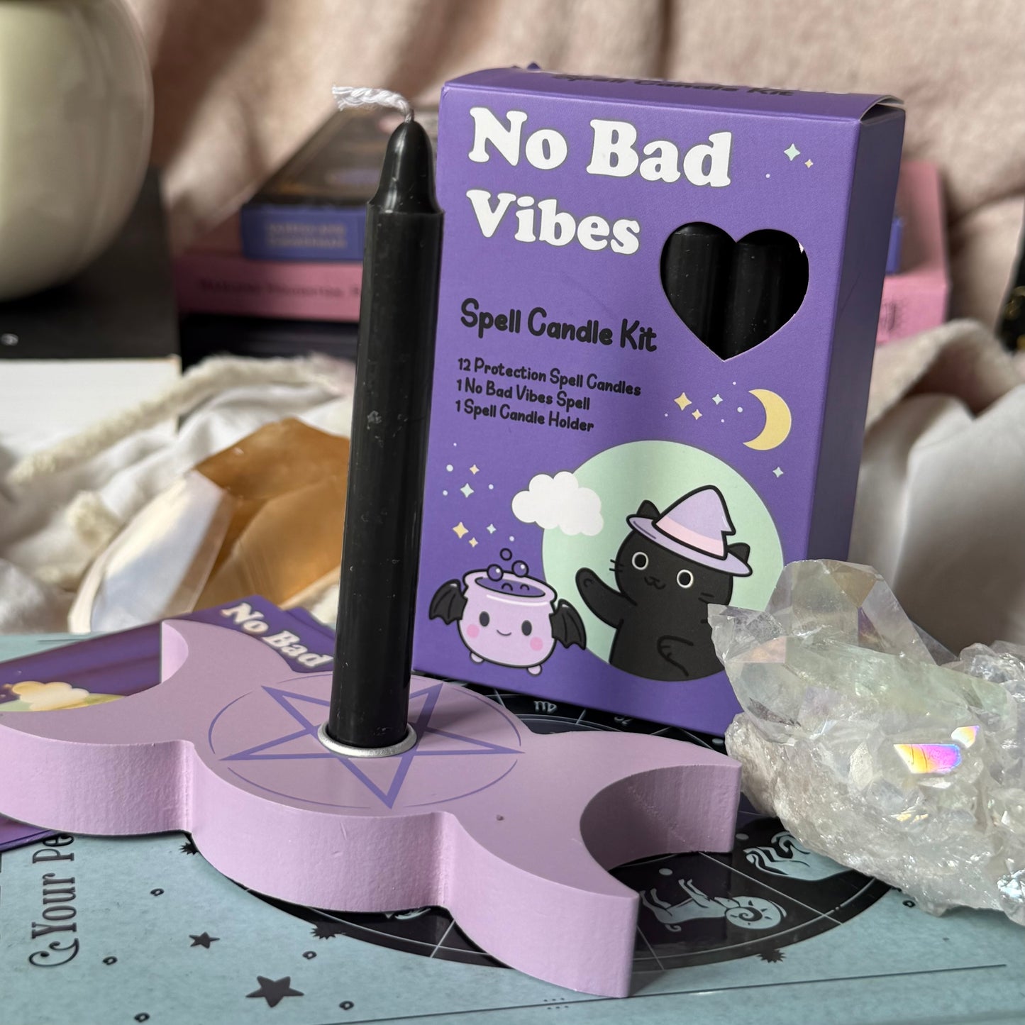 No Bad Vibes – Spell Candle Kit