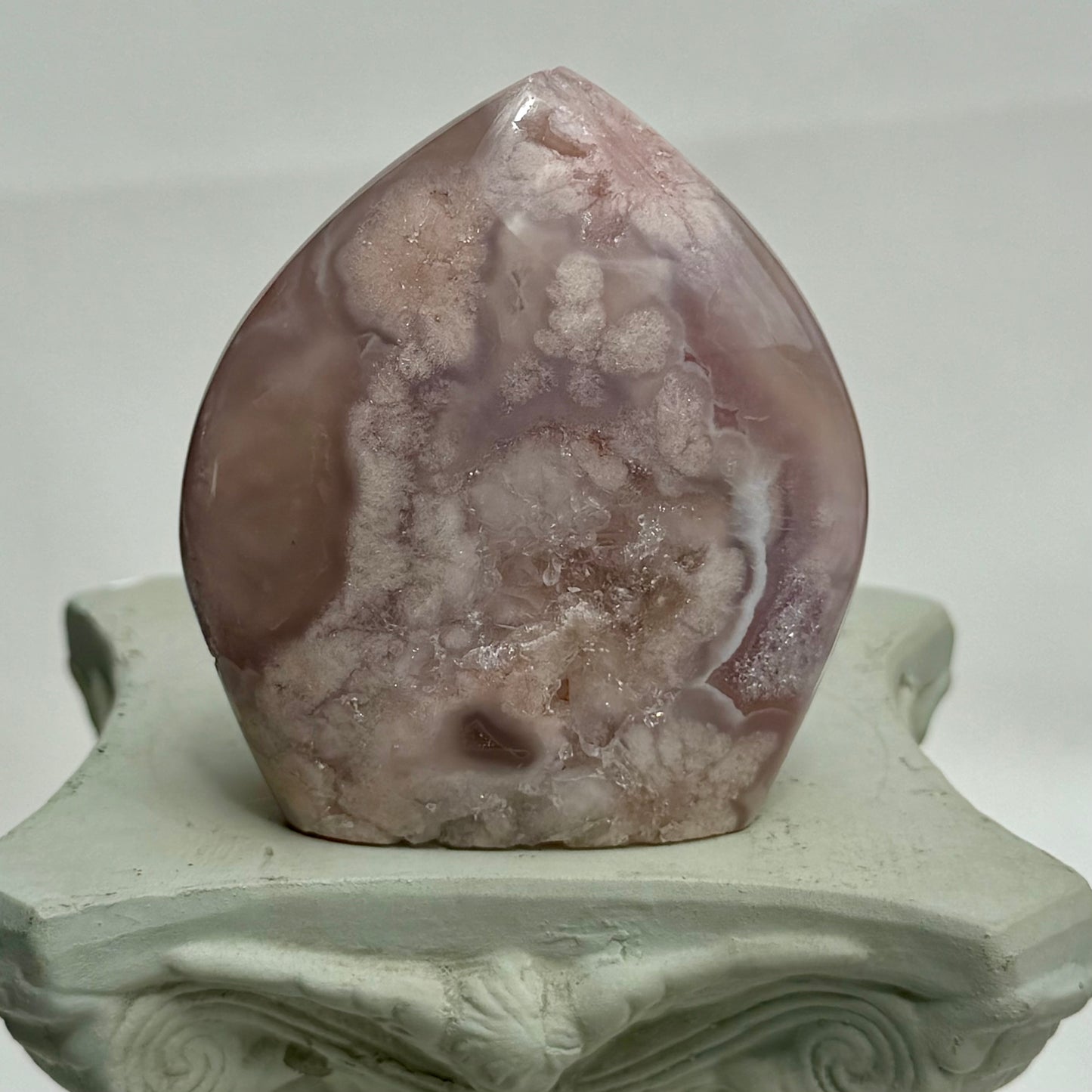 HQ Blumenachat X Amethyst Freiform V