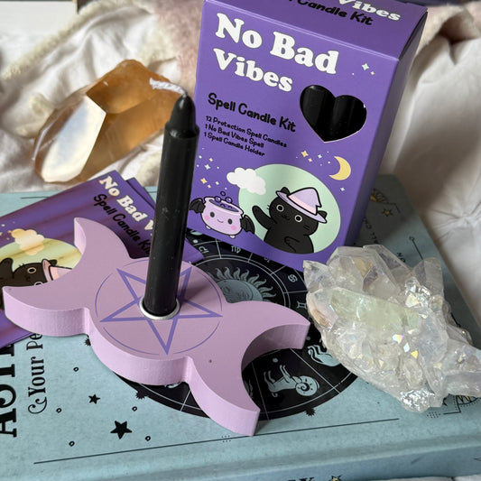 No Bad Vibes – Spell Candle Kit
