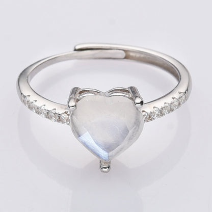 'Lunar Glow' Ring - 925 Silber - 18k Vergoldung