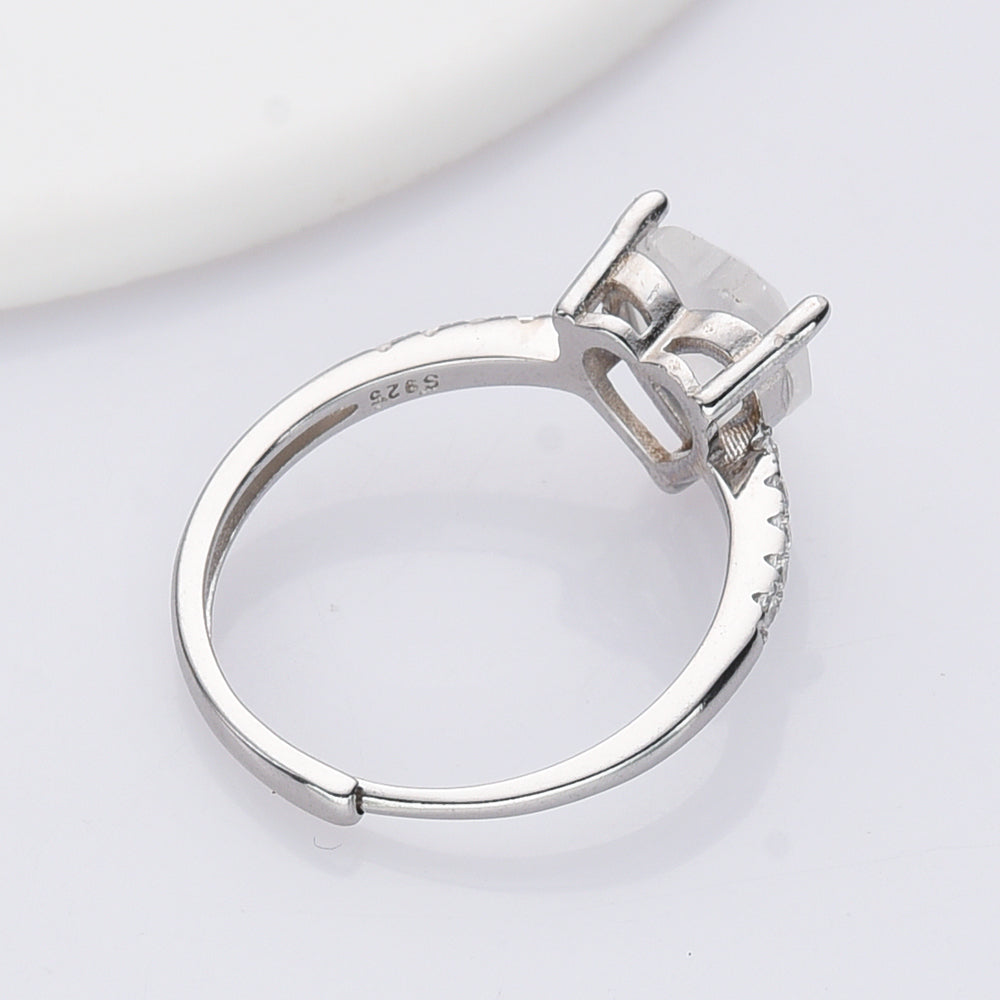 'Lunar Glow' Ring - 925 Silber - 18k Vergoldung