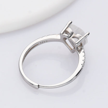 'Lunar Glow' Ring - 925 Silber - 18k Vergoldung