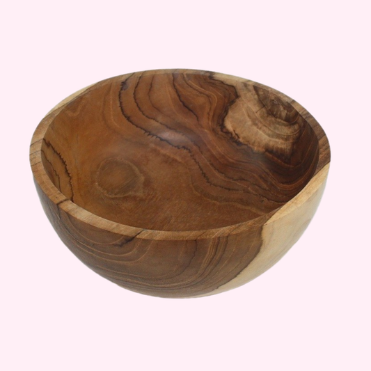 Schale aus Teakholz - Rund 20cm