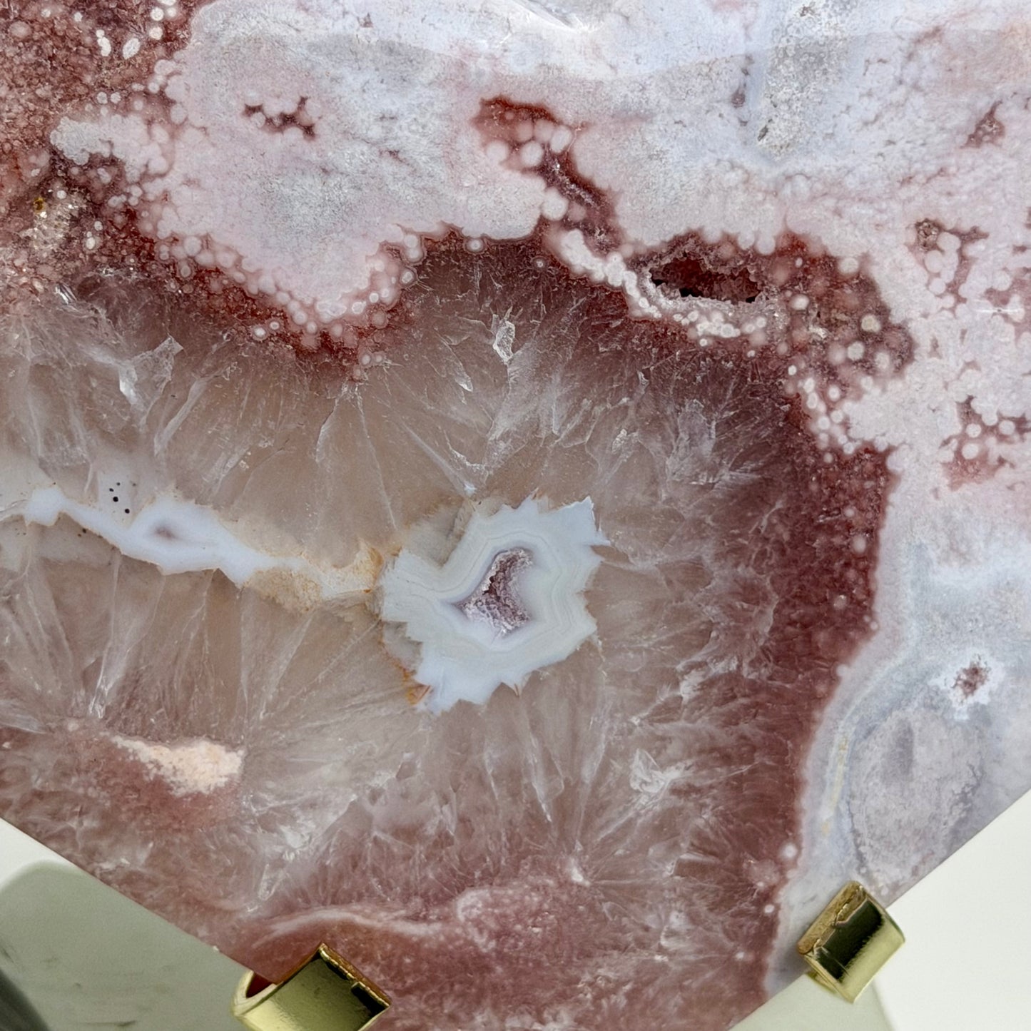 HQ Blumenachat X Amethyst Herz II
