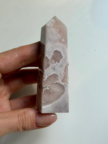 Blumenachat X Amethyst Turm 29XK