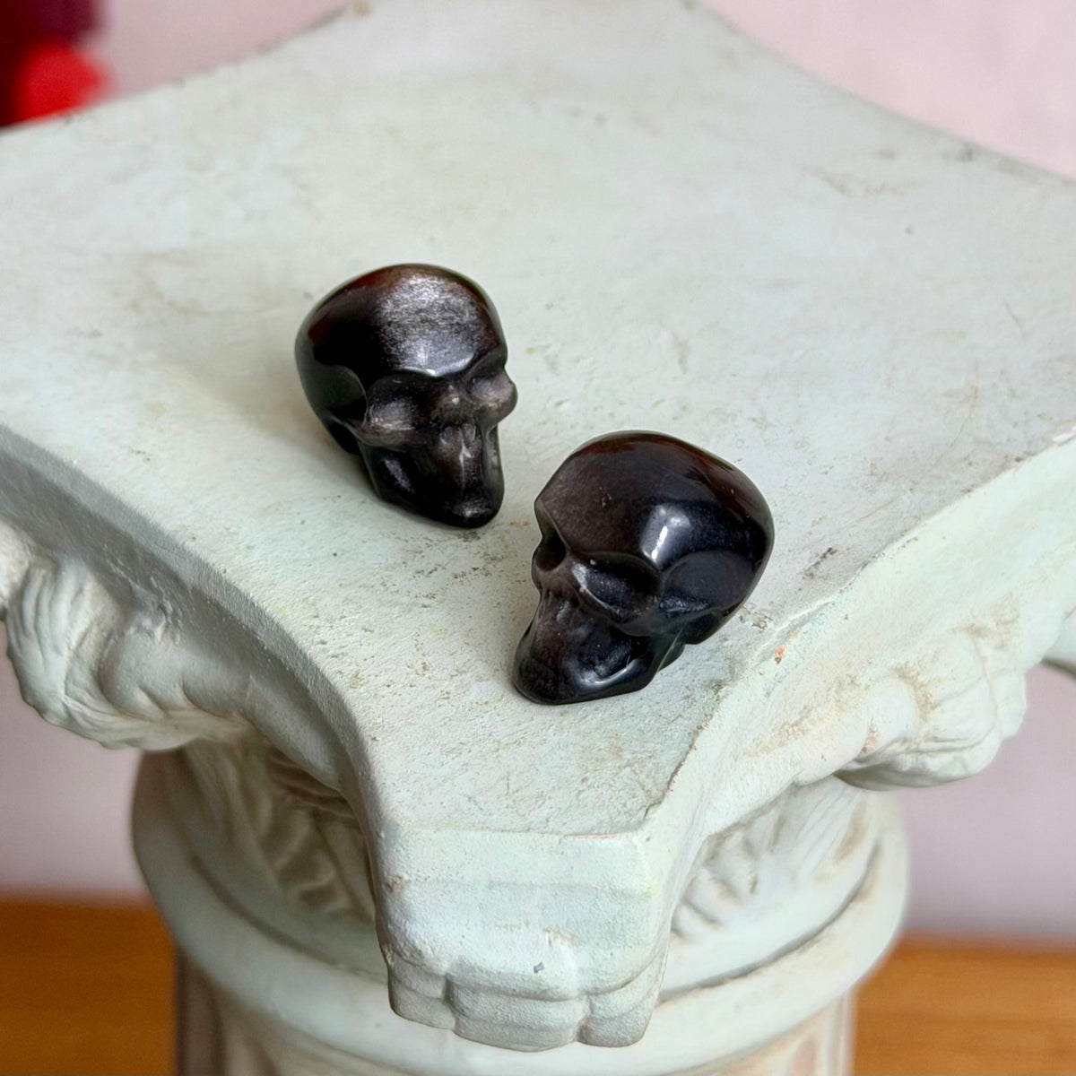 Mini Obsidian Schädel