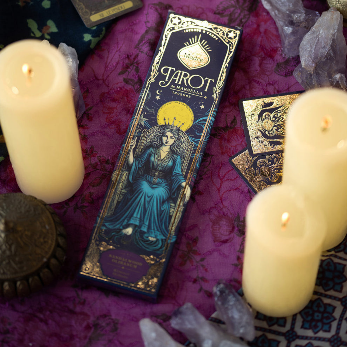 Sandelholz & Weihrauch Tarot de Marsella Räucherstäbchen - Sagrada Madre