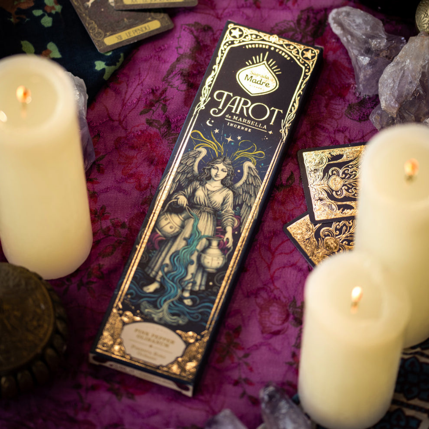 Pink Pepper Tarot de Marsella Räucherstäbchen - Sagrada Madre