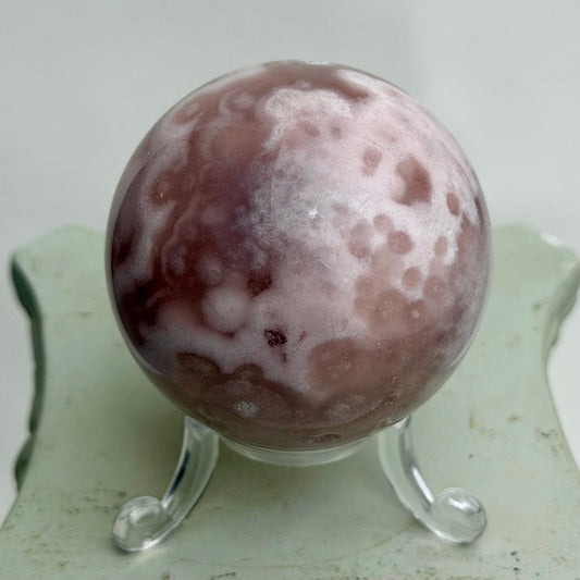 HQ Blumenachat X Amethyst Kugel III