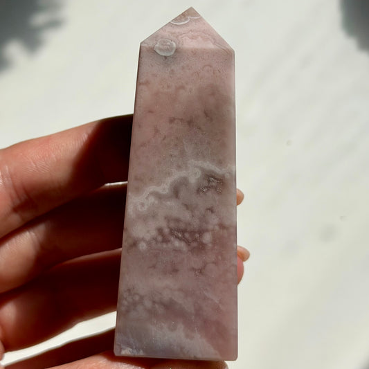 Blumenachat X Amethyst Turm 27FP