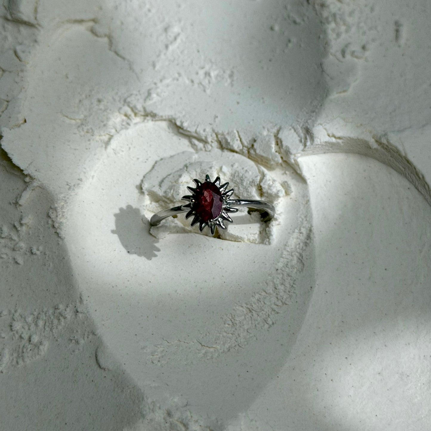 Pinker Turmalin Ring - 925 Silber