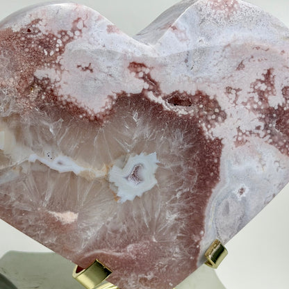 HQ Blumenachat X Amethyst Herz II
