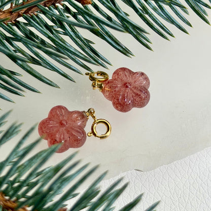 Edelstein Charm 'Strawberry Blossom'