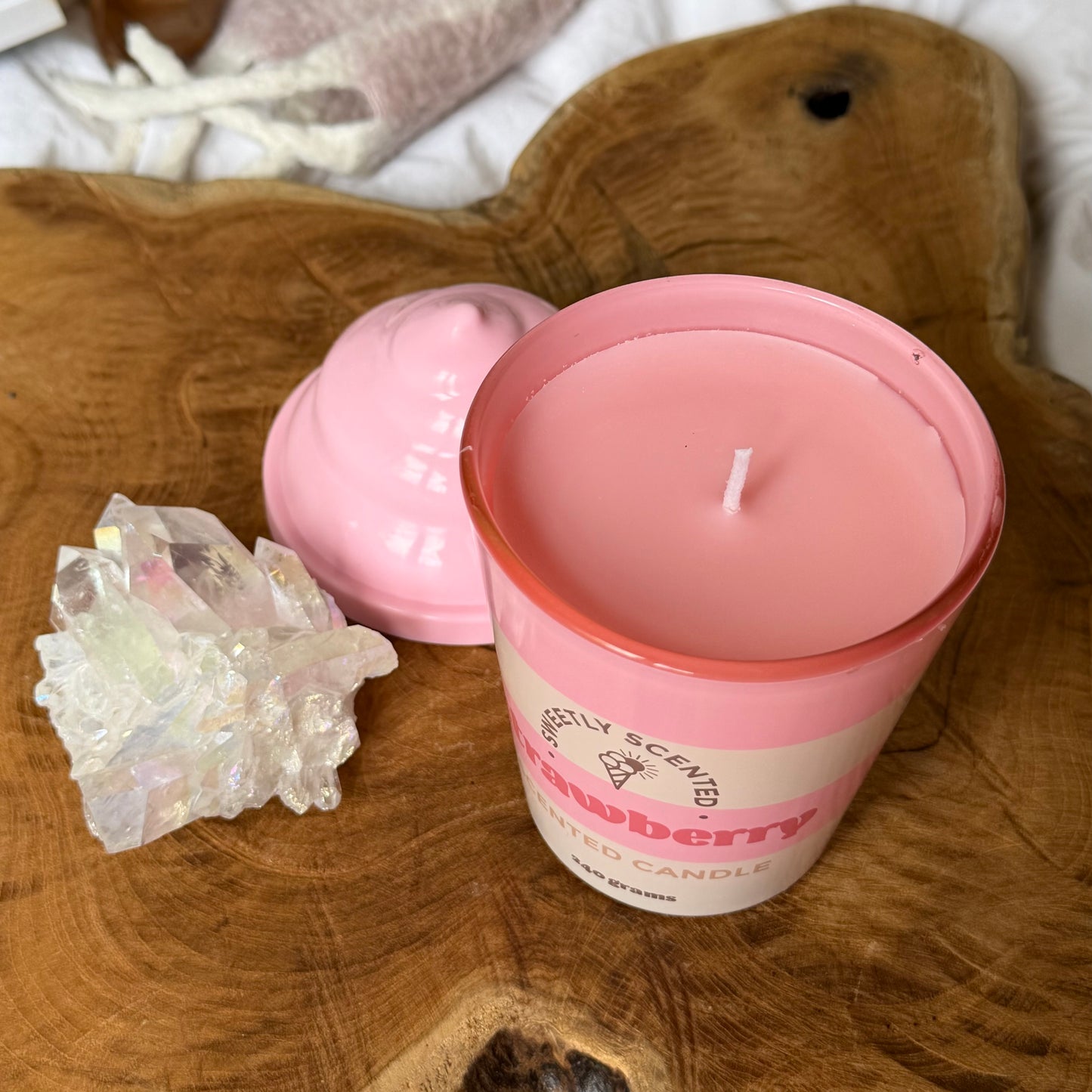 Strawberry Latte Kerze