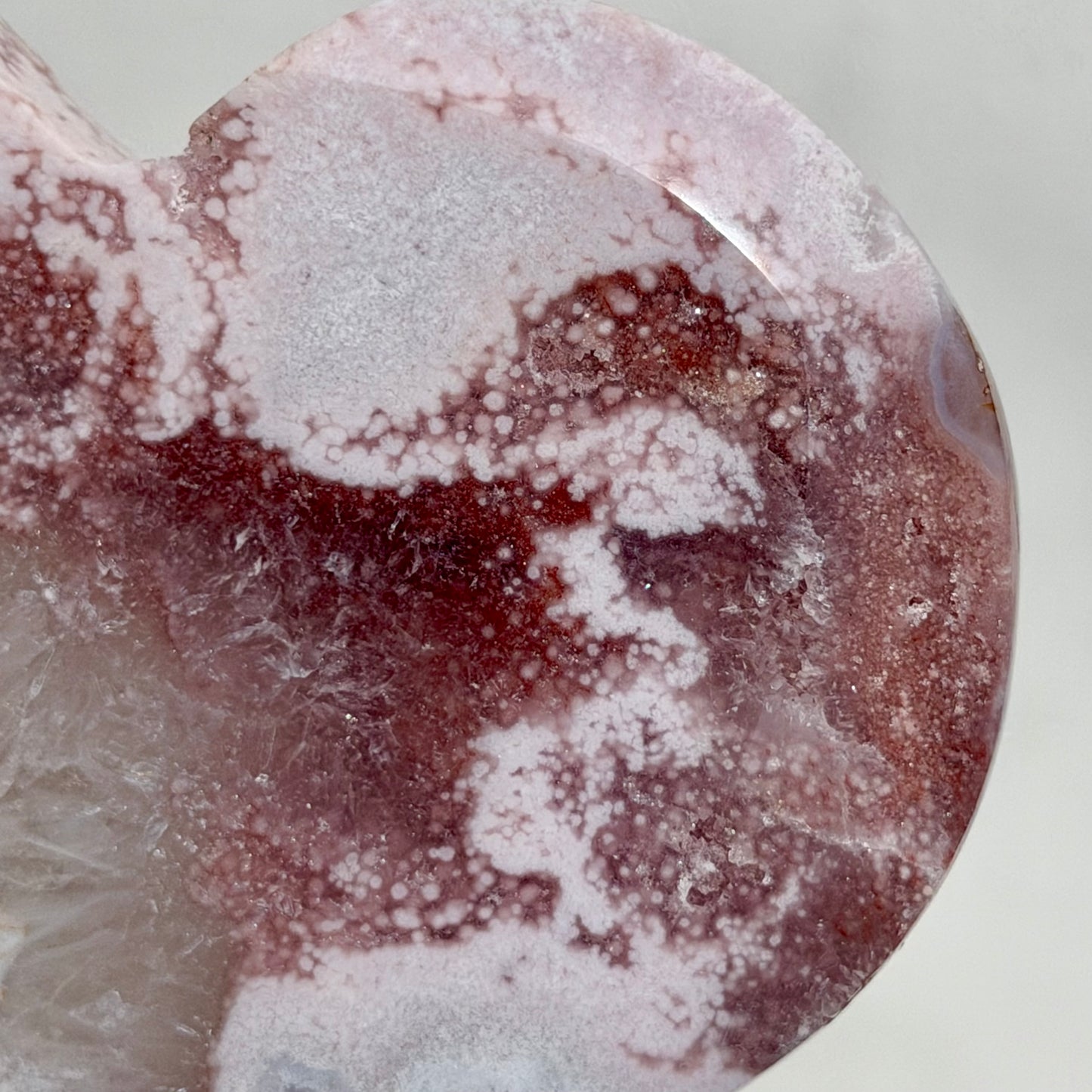 HQ Blumenachat X Amethyst Herz I