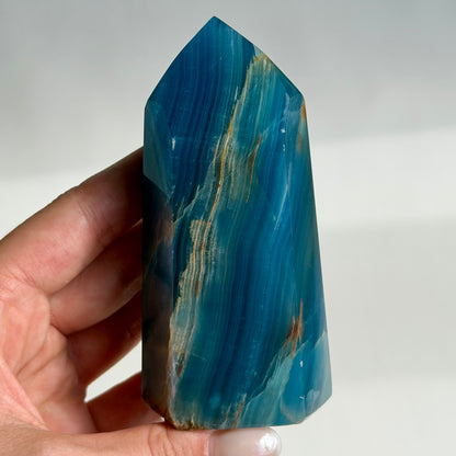 Blauer Onyx Turm 64xo