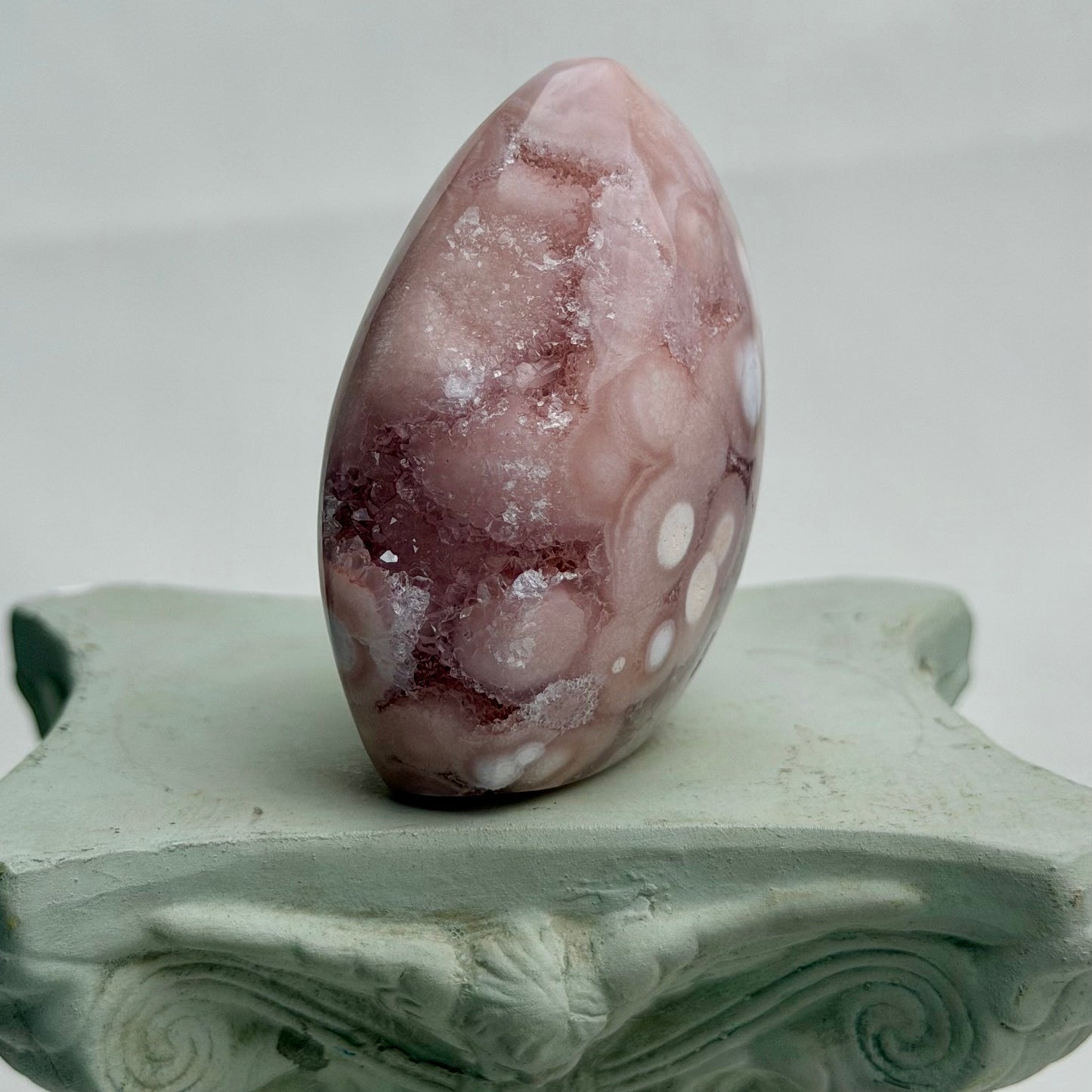 HQ Blumenachat X Amethyst Freiform IX