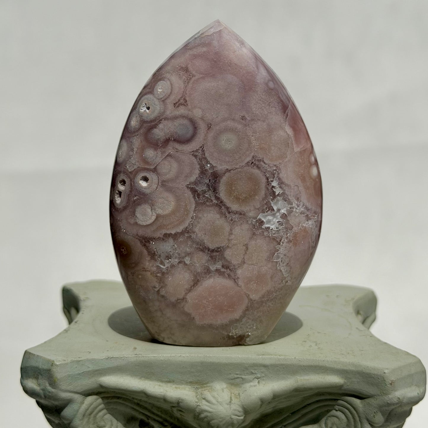 HQ Blumenachat X Amethyst Freiform III