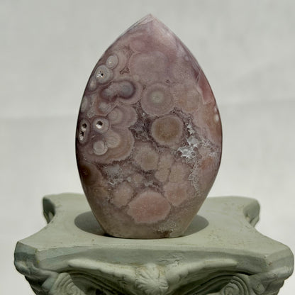 HQ Blumenachat X Amethyst Freiform III