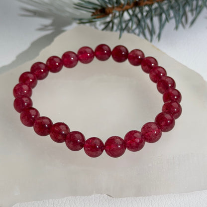 HQ Erbeerquarz Armband - 8mm