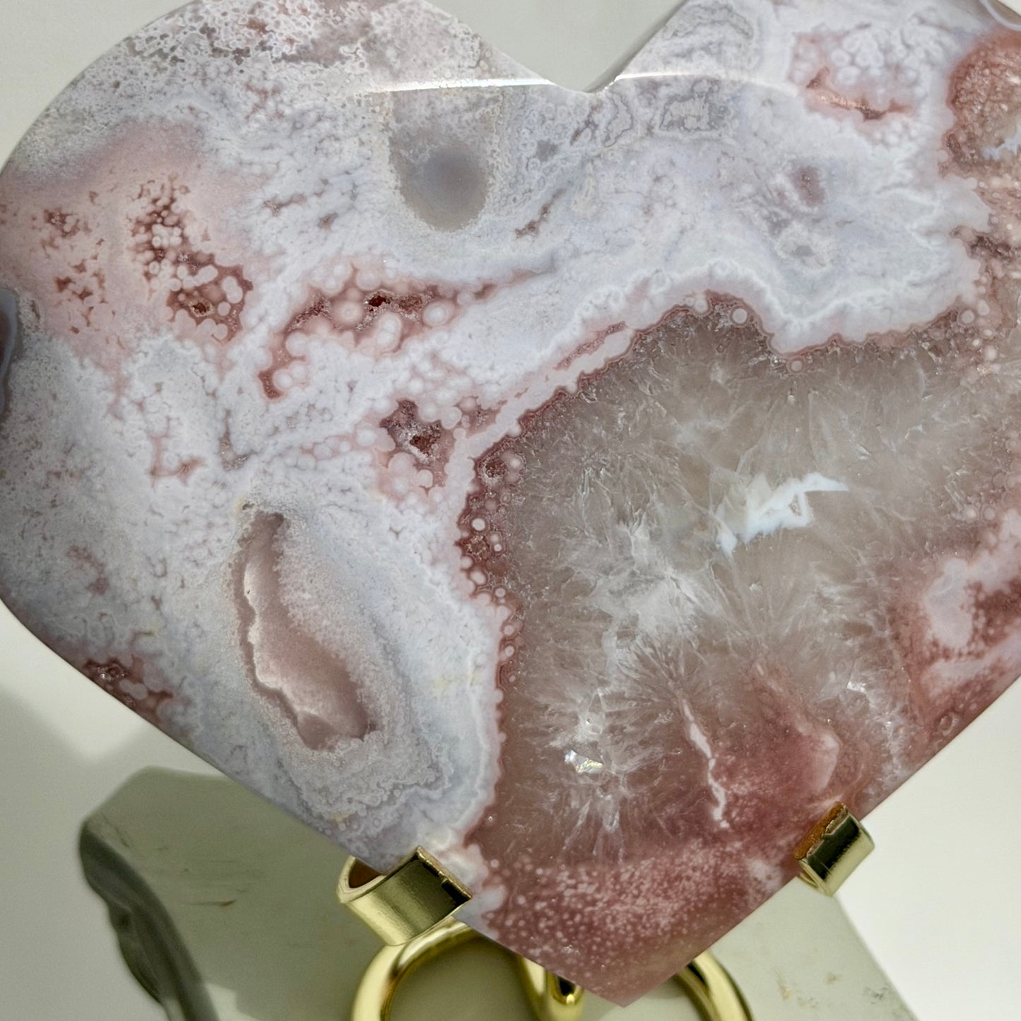 HQ Blumenachat X Amethyst Herz II