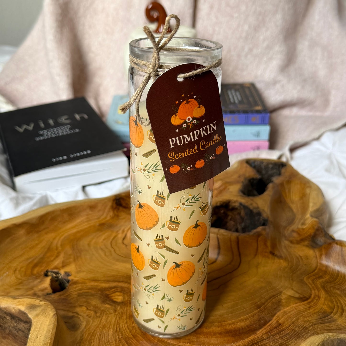 Pumpkin Pillar Kerze