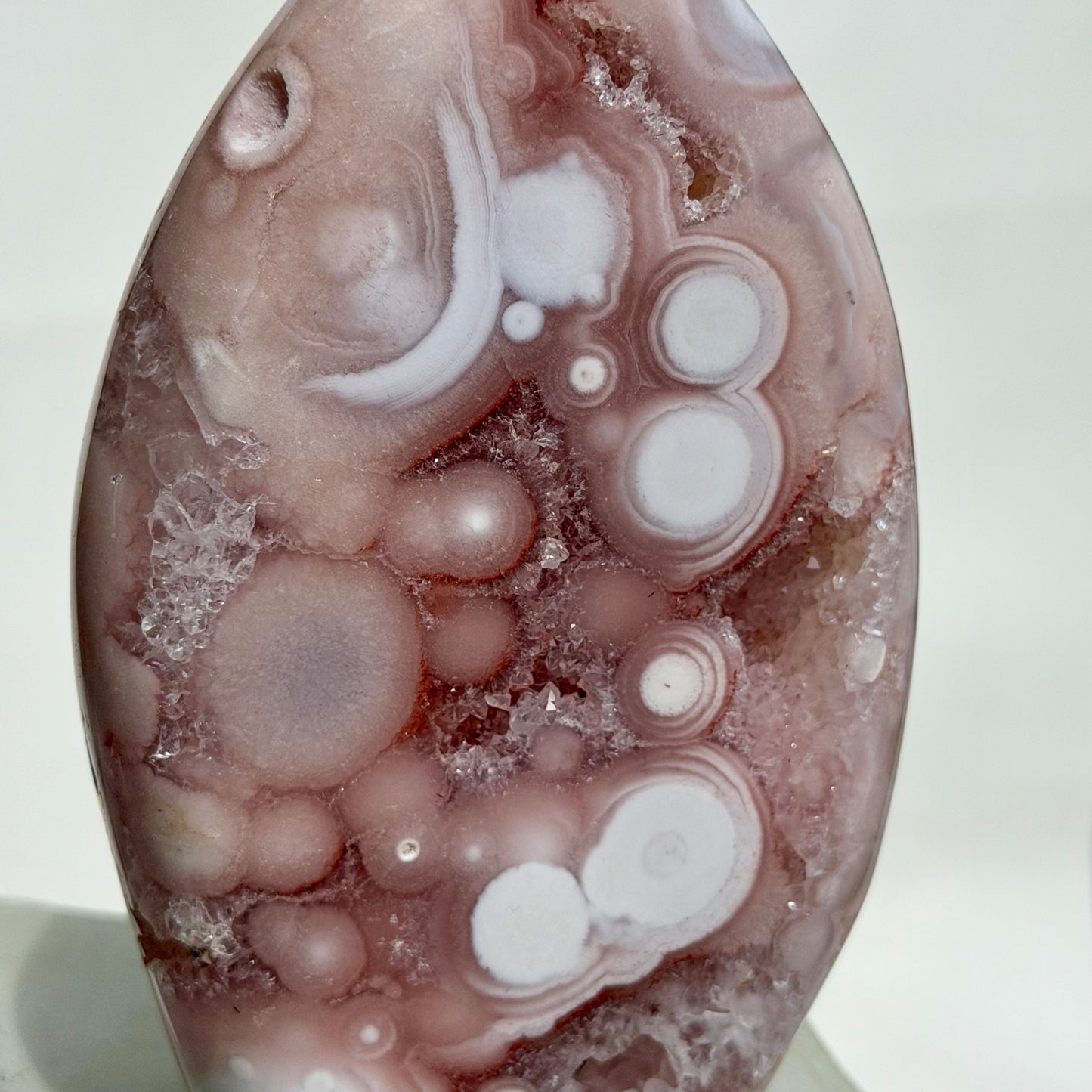 HQ Blumenachat X Amethyst Freiform I