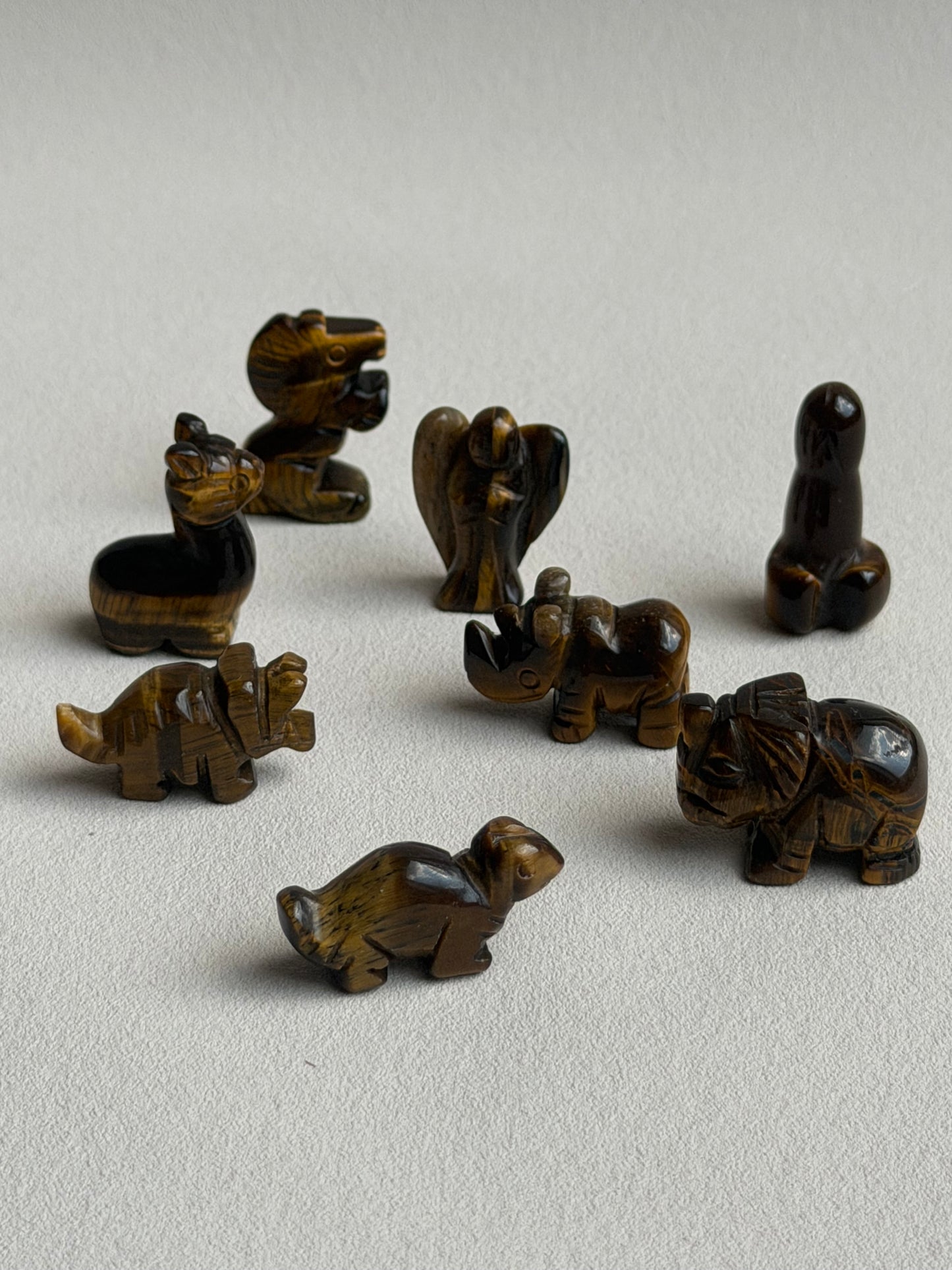 Tigerauge Mini Carvings