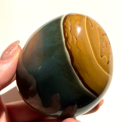 Polychrom Jaspis - XL Palmstone
