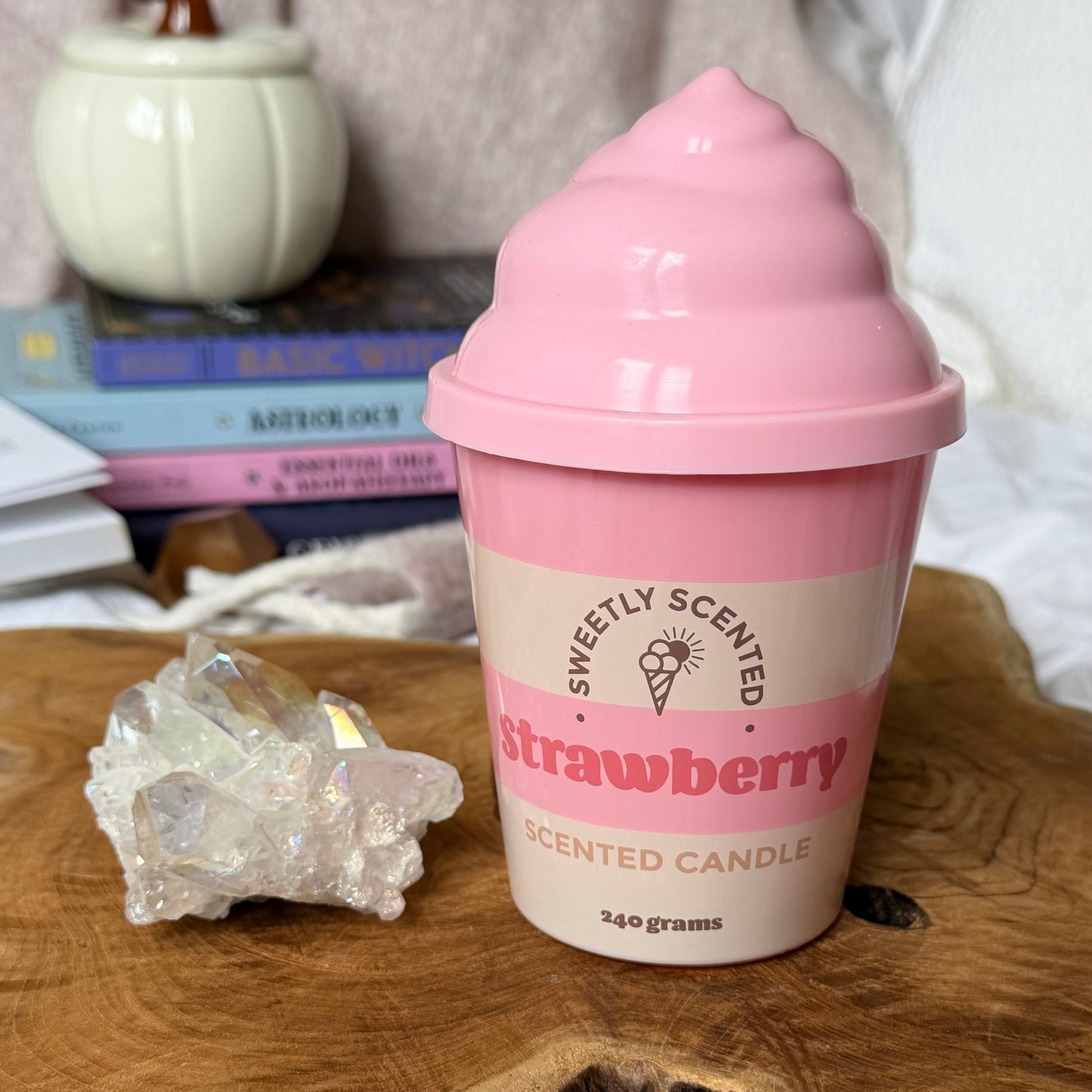 Strawberry Latte Kerze