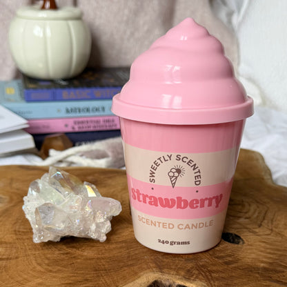 Strawberry Latte Kerze