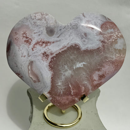 HQ Blumenachat X Amethyst Herz II