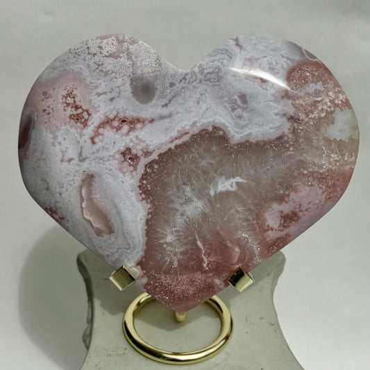 HQ Blumenachat X Amethyst Herz II