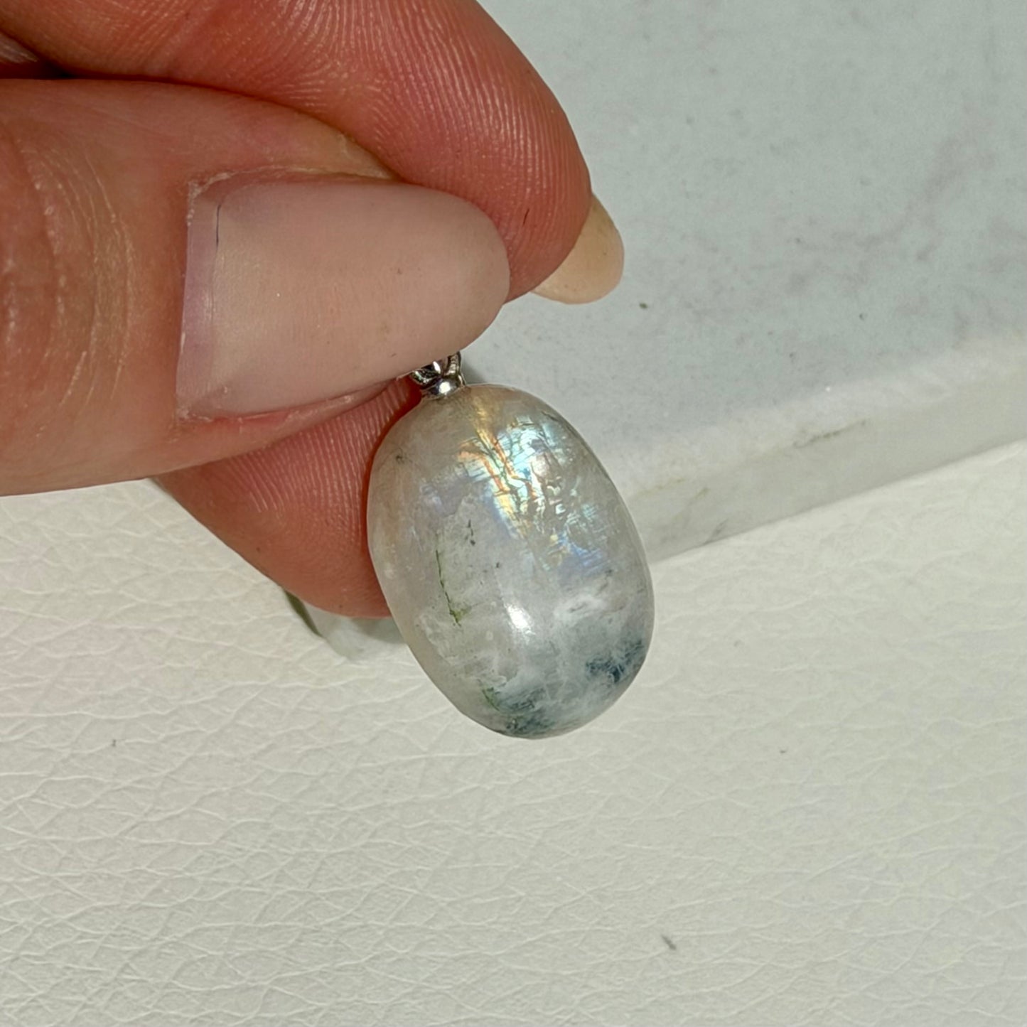 Mondstein Anhänger C - 925 Silber