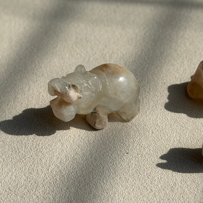 Blumenachat Mini Carvings