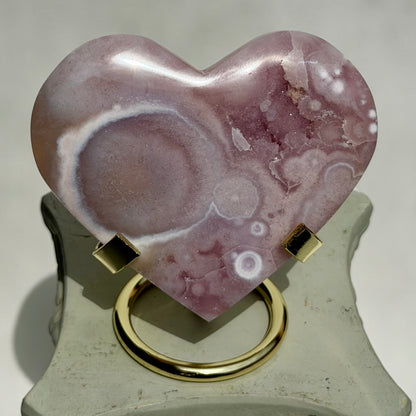HQ Blumenachat X Amethyst Herz IV
