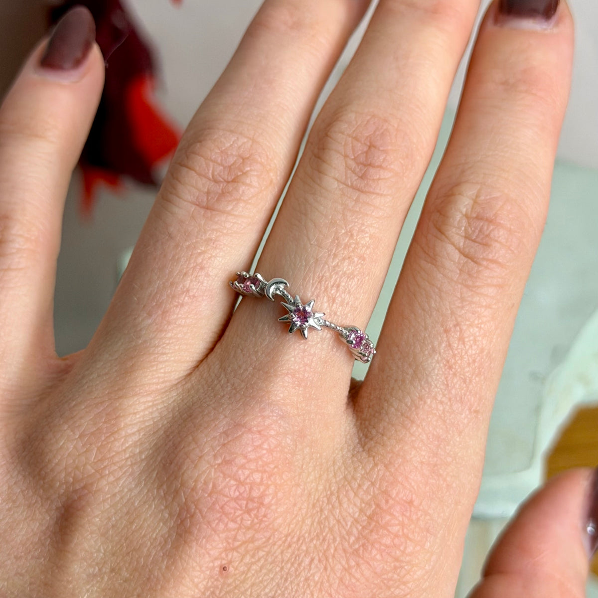 Selene Ring - Turmalin - 925 Silber