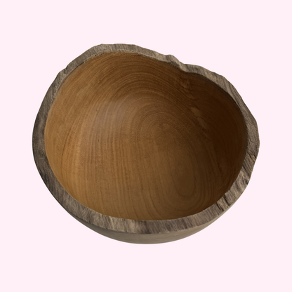 Schale aus Teakholz 'Natur' - Rund 20cm